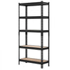 VEVOR Storage Shelves, 5-Tier Adjustable, 2000 lbs Capacity, Heavy Duty Garage Storage Shelving Unit, Metal Utility Rack Shelf, for Kitchen Pantry Basement Bathroom, 28.35" W x 12.17" D x 59.84" H