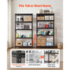 VEVOR Storage Shelves, 5-Tier Adjustable, 3000 lbs Capacity, Heavy Duty Garage Storage Shelving Unit, Metal Utility Rack Shelf, for Kitchen Pantry Basement Bathroom, 36.34" W x 12.17" D x 71.38" H