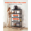 VEVOR Storage Shelves, 5-Tier Adjustable, 2000 lbs Capacity, Heavy Duty Garage Storage Shelving Unit, Metal Utility Rack Shelf, for Kitchen Pantry Basement Bathroom, 32.36" W x 16.34" D x 62.76" H