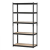 VEVOR Storage Shelves, 2000 lbs, 5 Tier Garage Storage Shelving, 16" D x 32" W x 62.8" H Adjustable Metal Shelves for Garage Shelves Utility Rack Shelf, Ideal for Kitchen, Warehouse, Basement, Black