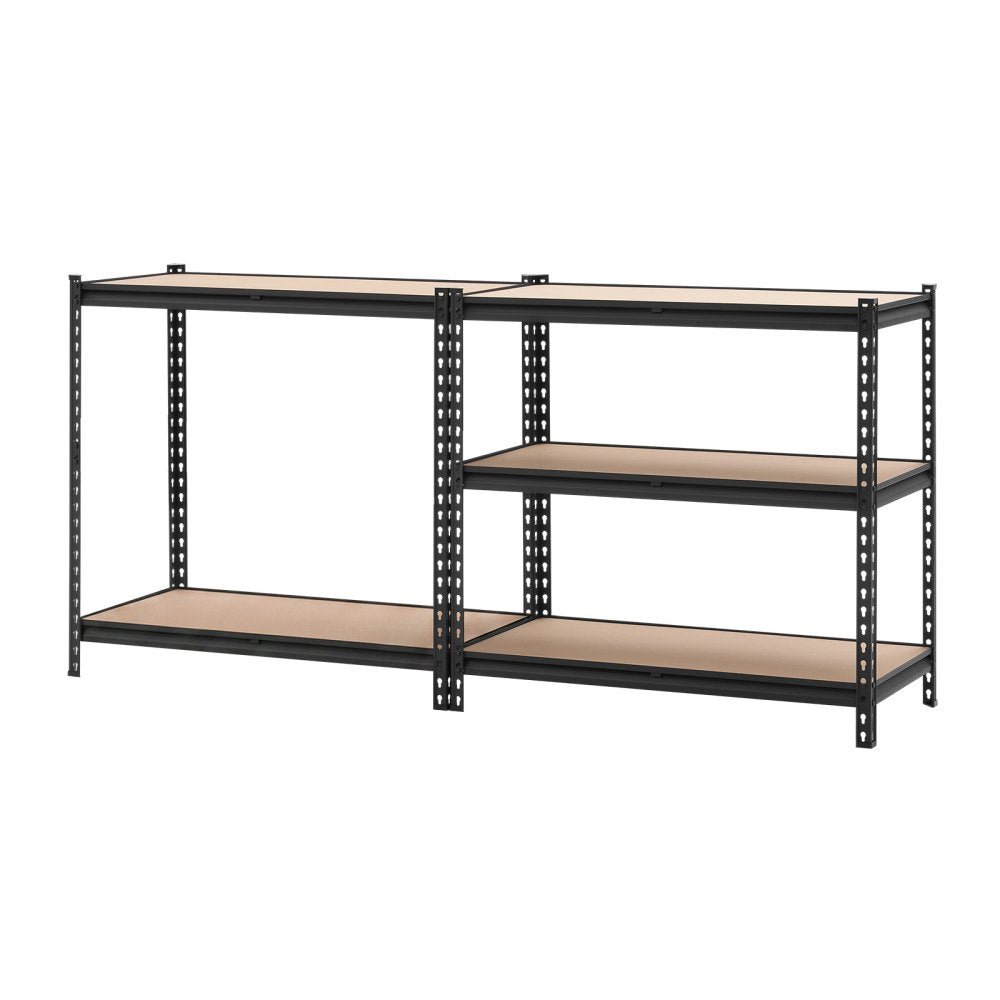 VEVOR Storage Shelves, 5-Tier Adjustable, 2000 lbs Capacity, Heavy Duty Garage Storage Shelving Unit, Metal Utility Rack Shelf, for Garage Warehouse Basement Kitchen, 36.34" W x 16.34" D x 71.38" H