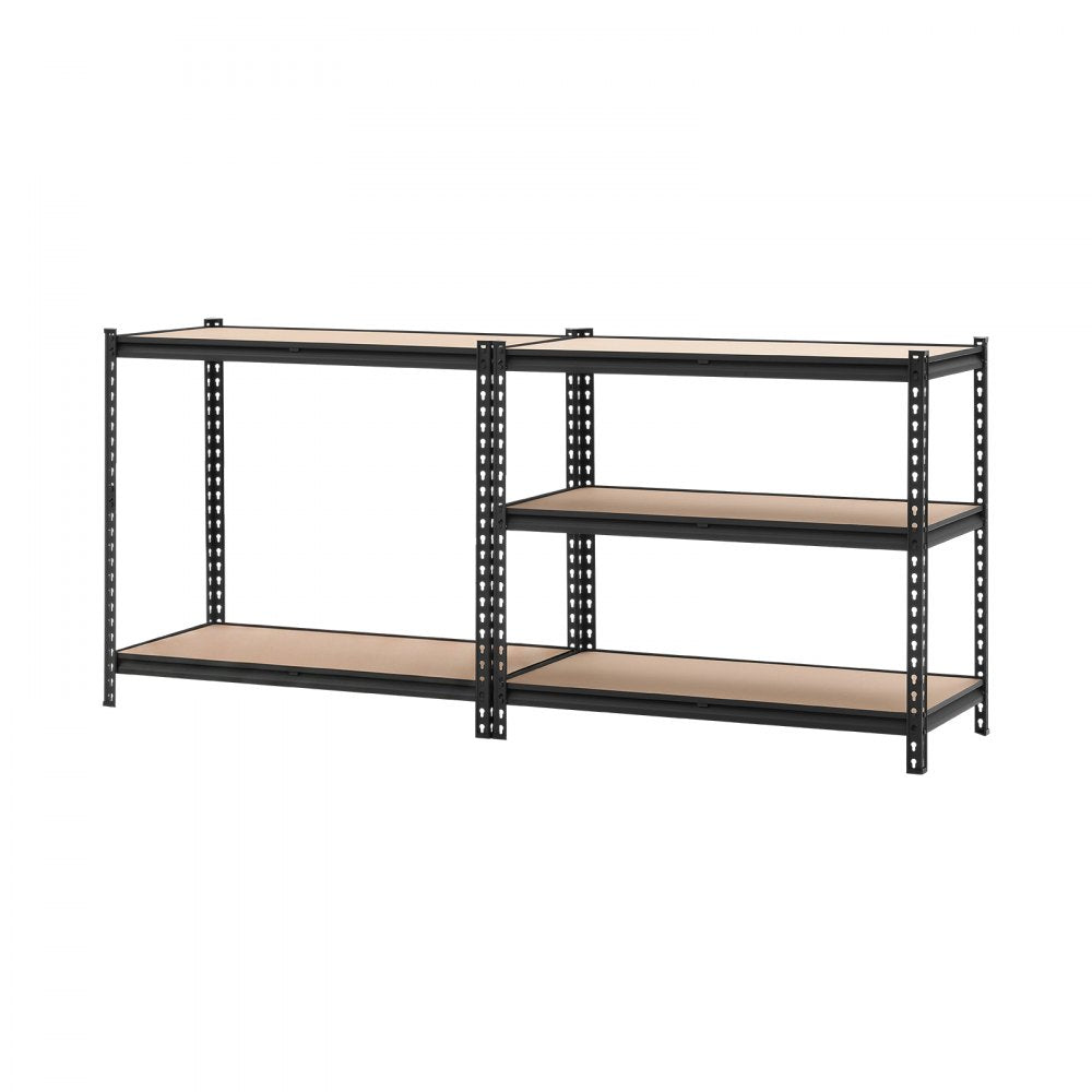 VEVOR Storage Shelves, 5-Tier Adjustable, 2500 lbs Capacity, Heavy Duty Garage Storage Shelving Unit, Metal Utility Rack Shelf, for Garage Warehouse Basement Kitchen, 40.35" W x 20.35" D x 71.38" H