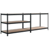 VEVOR Storage Shelves, 5-Tier Adjustable, 3000 lbs Capacity, Heavy Duty Garage Storage Shelving Unit, Metal Utility Rack Shelf, for Garage Workshop Warehouse Basement, 48.35" W x 24.37" D x 71.38" H