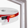 VEVOR Garage Door Seal Top and Sides Seal Strip, 34 FT Universal Weather Stripping Replacement Soft and Hard Composite, Weatherproofing Garage Door TPE Seals with Adhesive Backed and Screws, White
