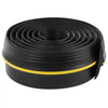 VEVOR Garage Door Threshold Seal Strip, 10 FT Universal Garage Door Floor Seal Strip with Adhesive, Garage Door Bottom Weatherproof Strip, Upgraded Thick PVC DIY Weather Stripping Replacement, Black