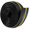 VEVOR Garage Door Threshold Seal Strip, 10 FT Universal Garage Door Floor Seal Strip with Adhesive, Garage Door Bottom Weatherproof Strip, Upgraded Thick PVC DIY Weather Stripping Replacement, Black