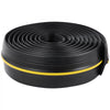 VEVOR Garage Door Threshold Seal Strip, 16.5 FT Universal Garage Door Floor Seal Strip with Adhesive, Garage Door Bottom Weatherproof Strip, Upgraded Thick PVC DIY Weather Stripping Replacement, Black