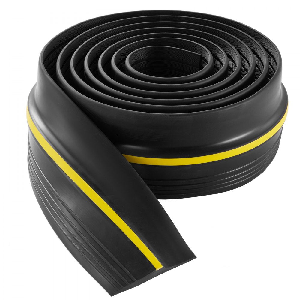 VEVOR Garage Door Threshold and Bottom Seals Kit, 10 FT U Shape+O Ring Universal Garage Door Bottom Seal Weatherstrip PVC, Combine with Weatherproof Garage Threshold Seal Strip with Adhesive, Black