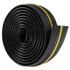 VEVOR Garage Door Threshold and Bottom Seals Kit, 16 FT U Shape+O Ring Universal Garage Door Bottom Seal Weatherstrip PVC, Combine with Weatherproof Garage Threshold Seal Strip with Adhesive, Black