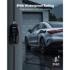 VEVOR Level 1&2 EV Charger, 16 Amp Adjustable Current, Electric Vehicle Portable Charger with 25 ft Cable, 120V-240V, NEMA 6-20P Plug NEMA 5-15 Adapter, LCD, Home Car Charging Station for SAE J1772 EV