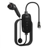 VEVOR Level 1&2 EV Charger, 16 Amp Adjustable Current, Electric Vehicle Portable Charger with 25 ft Cable, 120V-240V, NEMA 6-20P Plug NEMA 5-15 Adapter, LCD, Home Car Charging Station for SAE J1772 EV