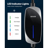 VEVOR Level 1/2 Tesla Charger, 16 Amp, Portable Electric Car EV Charger with 25 ft Charging Cable, 120V-240V, NEMA 6-20P Plug NEMA 5-15 Adapter, LED Indicator, NACS Connector for Tesla Model Y/X/3/S