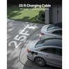 VEVOR Level 2 EV Charger, 32 Amp Adjustable Current, 240V Electric Vehicle Portable Charger with 25 ft Charging Cable, NEMA 14-50P Plug, LCD Display, Plug-in Home Car Charging Station for SAE J1772 EV
