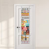 VEVOR Over the Door Pantry Organizer, 10-Tier Pantry Organization and Storage, Heavy-Duty Steel Hanging Spice Rack, Adjustable Wall Seasoning Shelves, for Home Kitchen Laundry Room Bathroom, White