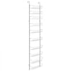 VEVOR Over the Door Pantry Organizer, 10-Tier Pantry Organization and Storage, Heavy-Duty Steel Hanging Spice Rack, Adjustable Wall Seasoning Shelves, for Home Kitchen Laundry Room Bathroom, White
