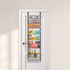 VEVOR Over the Door Pantry Organizer, 8-Tier Pantry Organization and Storage, Heavy-Duty Steel Hanging Spice Rack, Adjustable Wall Seasoning Shelves, for Home Kitchen Laundry Room Bathroom, Black