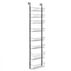 VEVOR Over the Door Pantry Organizer, 8-Tier Pantry Organization and Storage, Heavy-Duty Steel Hanging Spice Rack, Adjustable Wall Seasoning Shelves, for Home Kitchen Laundry Room Bathroom, Black