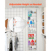 VEVOR Over the Door Pantry Organizer, 9-Tier Pantry Organization and Storage, Heavy-Duty Steel Hanging Spice Rack, Adjustable Wall Seasoning Shelves, for Home Kitchen Laundry Room Bathroom, White