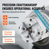 VEVOR KP2-3/4 Lathe Chuck, 4-Jaw 2.75" Diameter, Metal Lathe Chuck Turning Machine Accessories, Self-centering Tool, for Lathe, Precision Machining, Grinding Machines, Milling Machines