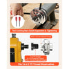 VEVOR 4 Inch Wood Lathe Chuck, 4-Jaw, Self-Centering Wood Turning Chuck Set with 1" x 8TPI Thread & Adapter, 4 PCS Round/Step/Pin Jaws, Case, Nickel-Plated, High-Hardness Steel, for Woodworking Lathe