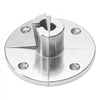 VEVOR 4 Inch Wood Lathe Chuck, 4-Jaw, Self-Centering Wood Turning Chuck Set with 1" x 8TPI Thread & Adapter, 4 PCS Round/Step/Pin Jaws, Case, Nickel-Plated, High-Hardness Steel, for Woodworking Lathe