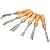 VEVOR 12-Piece Wood Lathe Chisel Set, 3.75" Blade, Woodworking & Carving Tools with Wooden Case for Furniture & Root Crafting