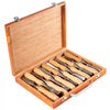 VEVOR 12-Piece Wood Lathe Chisel Set, 3.75" Blade, Woodworking & Carving Tools with Wooden Case for Furniture & Root Crafting