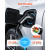 VEVOR EV Charger Extension Cable, 32Amp 21 ft J1772 Extension Cord Compatible with 120V-240V SAE J1772 Electric Vehicle Chargers, Level 1/Level 2 IP66 Heavy Duty Car Charging Cable with Carrying Bag