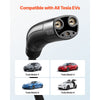 VEVOR EV Charger Extension Cable for Tesla, 48Amp 40 ft Max 240V 11.52 kW with NACS Plug, EV Extension Cord for Level 1/2 Tesla Mobile/Wall Connector/Destination Charger, Model Y/X/3/S, Carrying Bag