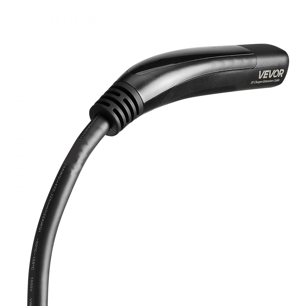 VEVOR EV Charger Extension Cable for Tesla, 48Amp 40 ft Max 240V 11.52 kW with NACS Plug, EV Extension Cord for Level 1/2 Tesla Mobile/Wall Connector/Destination Charger, Model Y/X/3/S, Carrying Bag