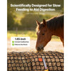 VEVOR Round Bale Hay Net, 4.92 x 4.92 x 4.92 ft, 1.65 inch Holes, PE Material, Knotless Design, with Self-Locking Zip Ties, Needle Shuttle, and Repair Twine, Slow Feeder Round Bale Net for Horses