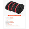 VEVOR Round Bale Hay Net, 4.92 x 4.92 x 4.92 ft, 1.65 inch Holes, PE Material, Knotless Design, with Self-Locking Zip Ties, Needle Shuttle, and Repair Twine, Slow Feeder Round Bale Net for Horses