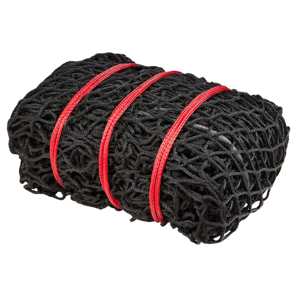 VEVOR Round Bale Hay Net, 5.91 x 5.91 x 5.91 ft, 1.65 inch Holes, PE Material, Knotless Design, with Zip Ties, Needle Shuttle, Repair Twine and Storage Bag, Slow Feeder Round Bale Net for Horses