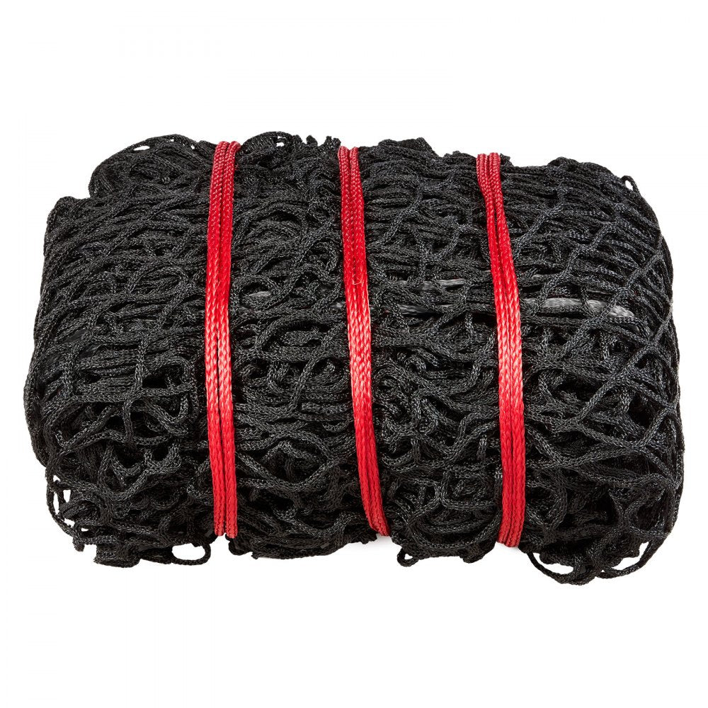 VEVOR Round Bale Hay Net, 5.91 x 5.91 x 5.91 ft, 1.65 inch Holes, PE Material, Knotless Design, with Zip Ties, Needle Shuttle, Repair Twine and Storage Bag, Slow Feeder Round Bale Net for Horses