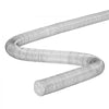 VEVOR Dust Collection Hose, 4'' x 50', Thickened PVC Material Puncture-Resistant Flexible Clear Hose with Carbon Steel Wire Coil 4 x 304 Stainless Clamps, for Table Saw, Band Saw, Planer, Jointer