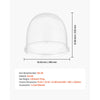 VEVOR Cotton Candy Machine Cover, Transparent Acrylic Dome Bubble Shield, Cotton Candy Machine Bubble Shield Compatible with 15inch Cottons Candies Machines Bowl for Party, Shops, Bottom Groove Design