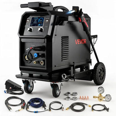 Vevor MIG Welder 9-in-1 200A Pro All-in-One Welding Cart Workstation New