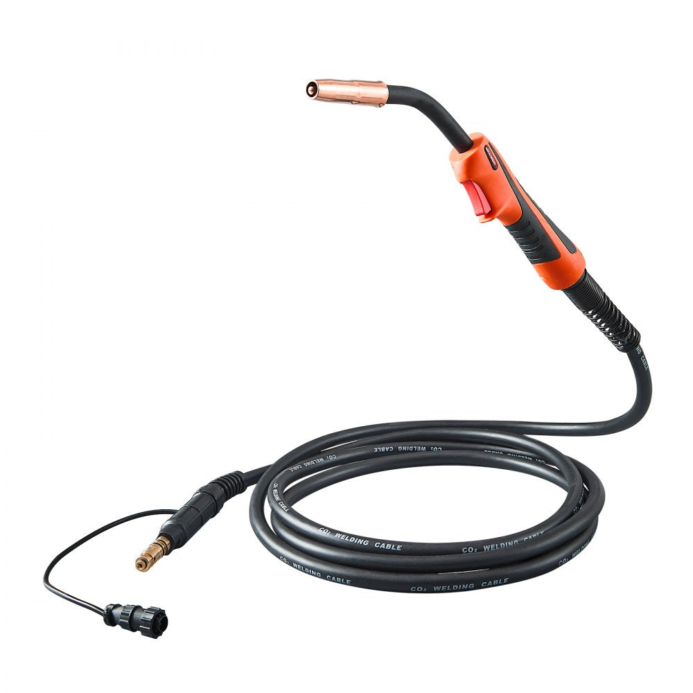 VEVOR 250Amp Mig Welding Gun with 15FT Cable, Compatible with LincoIn Power MlG 200, 215, 216, 255 and Wire-Matic 255 Welders, Suitable for 0.035" and 0.045" Welding Wires