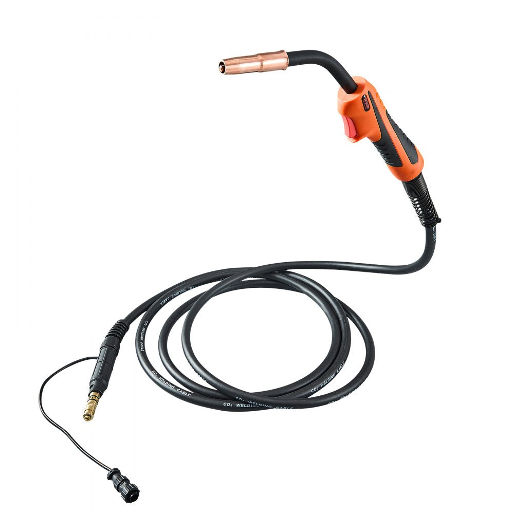 VEVOR 250Amp Mig Welding Gun with 15FT Cable, Compatible with LincoIn Power MlG 200, 215, 216, 255 and Wire-Matic 255 Welders, Suitable for 0.035" and 0.045" Welding Wires