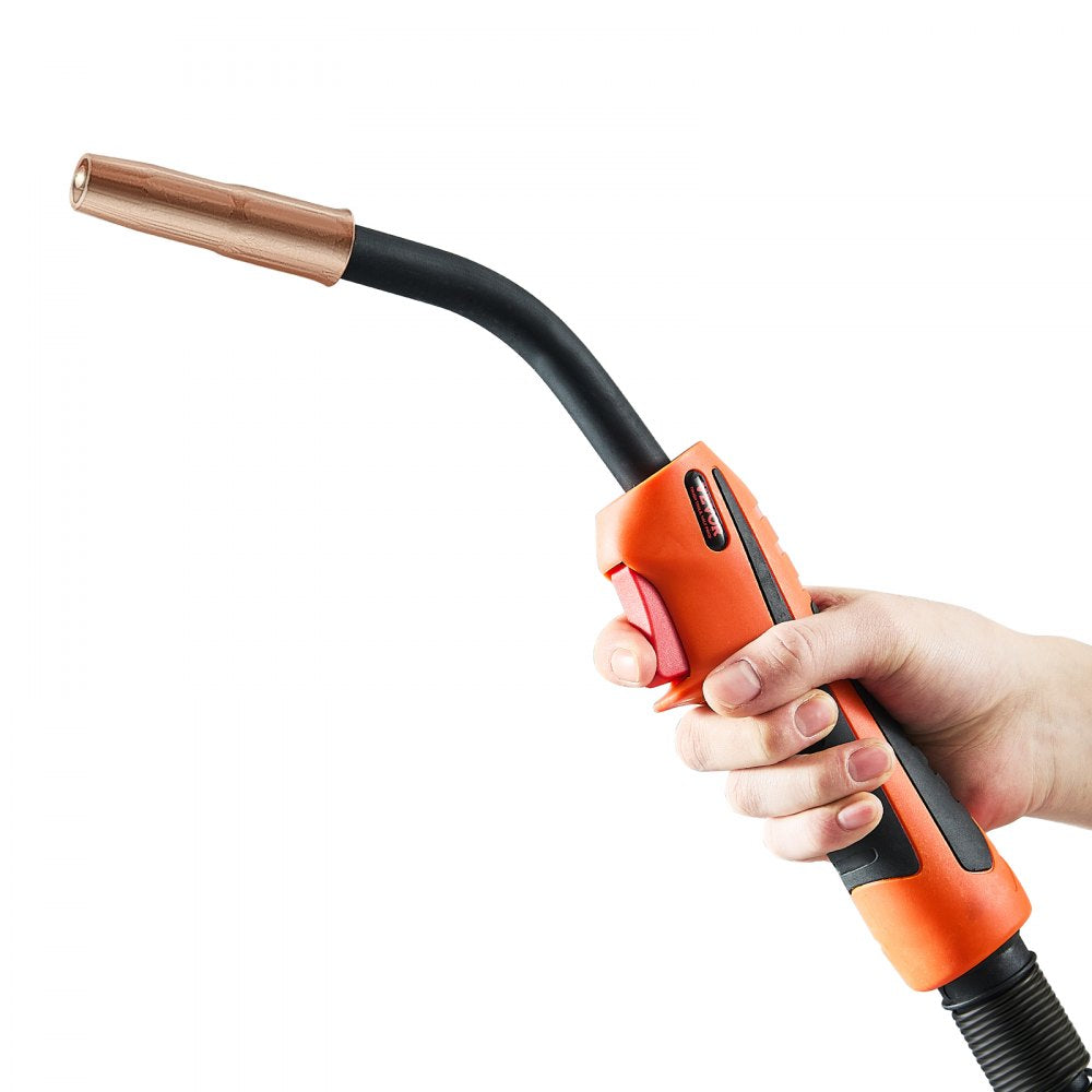 VEVOR 250Amp Mig Welding Gun with 15FT Cable, Compatible with LincoIn Power MlG 200, 215, 216, 255 and Wire-Matic 255 Welders, Suitable for 0.035" and 0.045" Welding Wires