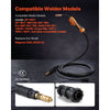 VEVOR 100A MIG Welding Gun with 10FT Cable, Replacement for Lincoln Magnum 100L (K530-6) - with 5PCS Mig Welding Contact Tips