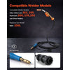 VEVOR 250A MIG Welding Gun with 15FT Cable, Replacement for Miller MDX-250 - with 11PCS Mig Welding Contact Tips