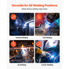 VEVOR Solid MIG Welding Wire, ER70S-6 0.035-inch 10 LBS, Low Spatter Mild Steel Welding Wire with High Deoxidizers for All-Position Gas Shielded Welding