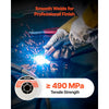 VEVOR Flux Core MIG Welding Wire, E71T-11 0.03-inch 10 LBS, Gasless Mild Steel Welding Wire with Low Spatter for All Position Arc Welding, Self-Shielded for Outdoor Use