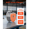 VEVOR Flux Core MIG Welding Wire, E71T-11 0.03-inch 2 LBS, Gasless Mild Steel Welding Wire with Low Spatter for All Position Arc Welding, Self-Shielded for Outdoor Use