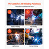 VEVOR Flux Core MIG Welding Wire, E71T-11 0.03-inch 2 LBS, Gasless Mild Steel Welding Wire with Low Spatter for All Position Arc Welding, Self-Shielded for Outdoor Use