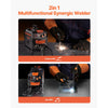 VEVOR MIG Welder, 130A Synergic Mig Welding Machine, 2-in-1 Gas MIG/Gasless Flux Core MIG Multi-Process Welder Machine, 110V Portable Mig Welder with IGBT Inverter Technology & Digital Display Screen