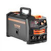 VEVOR MIG Welder, 130A Synergic Mig Welding Machine, 2-in-1 Gas MIG/Gasless Flux Core MIG Multi-Process Welder Machine, 110V Portable Mig Welder with IGBT Inverter Technology & Digital Display Screen