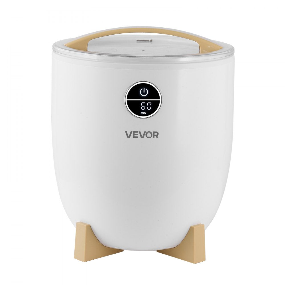 VEVOR Towel Warmers for Bathroom 12L Heated Towel Bucket with LED Display, Rapid Heating, 4 Adjustable Timer for 15/30/45/60 Min, Auto Shut Off, Fits Towels, Blankets, Bathrobes, for Women, White