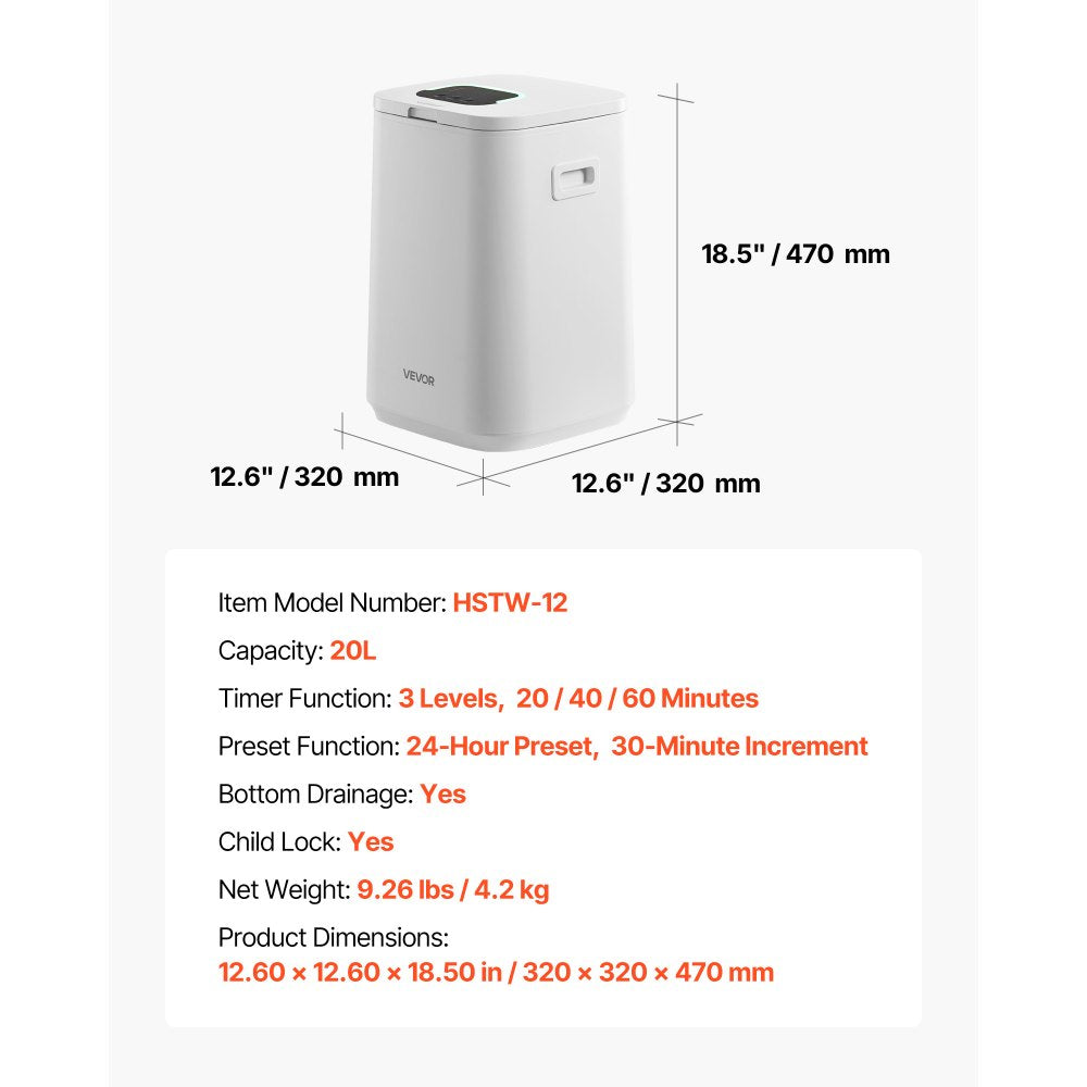 VEVOR Towel Warmers for Bathroom, Towel Warmer Bucket with Child Lock & High-Temp Indicator & 24H Delay Timer & Auto Shut Off Fits up to 4 Oversized Bath Towels, Blankets, Clothes, Bathrobes and More